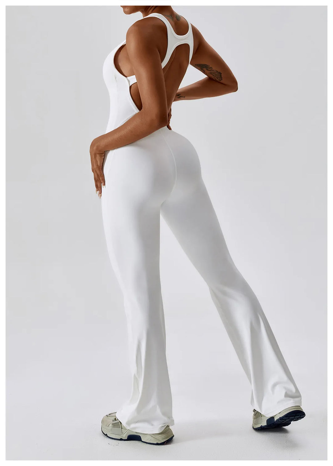 Palmer  V-Back Gym Jumpsuit