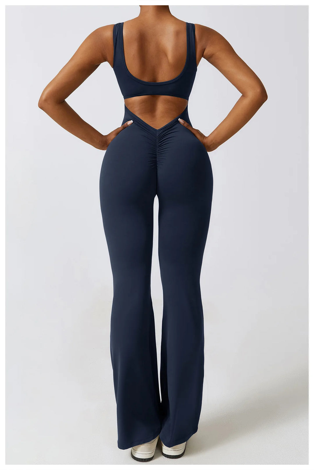 Palmer  V-Back Gym Jumpsuit