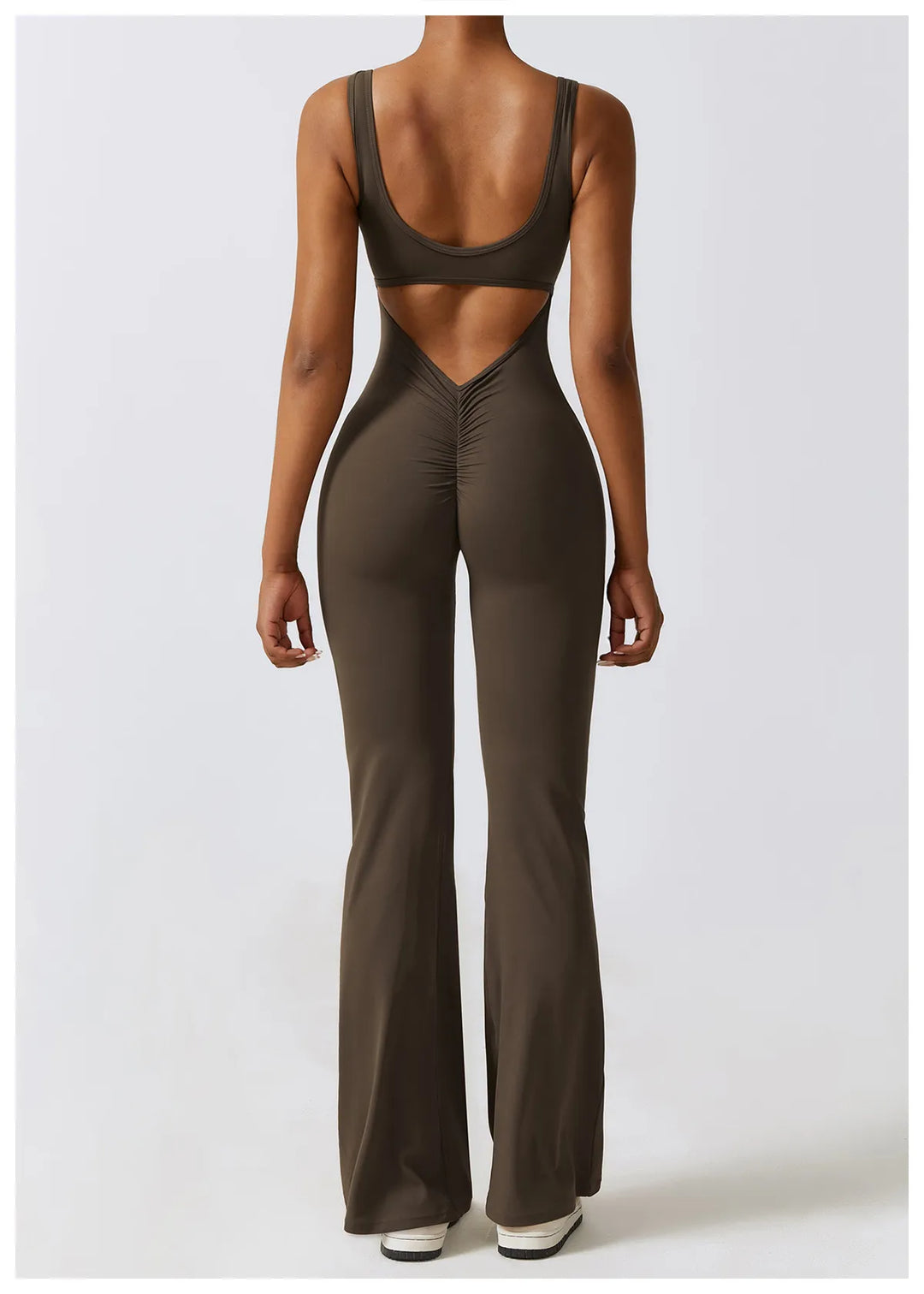 Palmer  V-Back Gym Jumpsuit