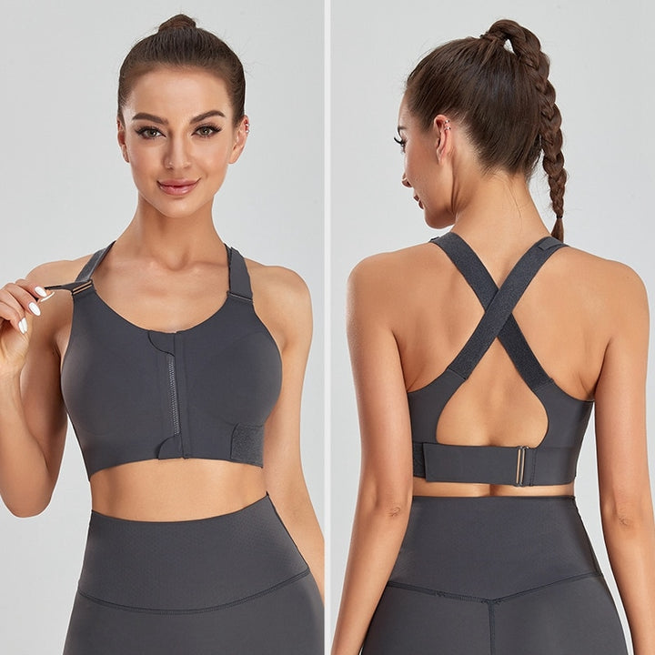 Athena Front Zipper Sports Bra