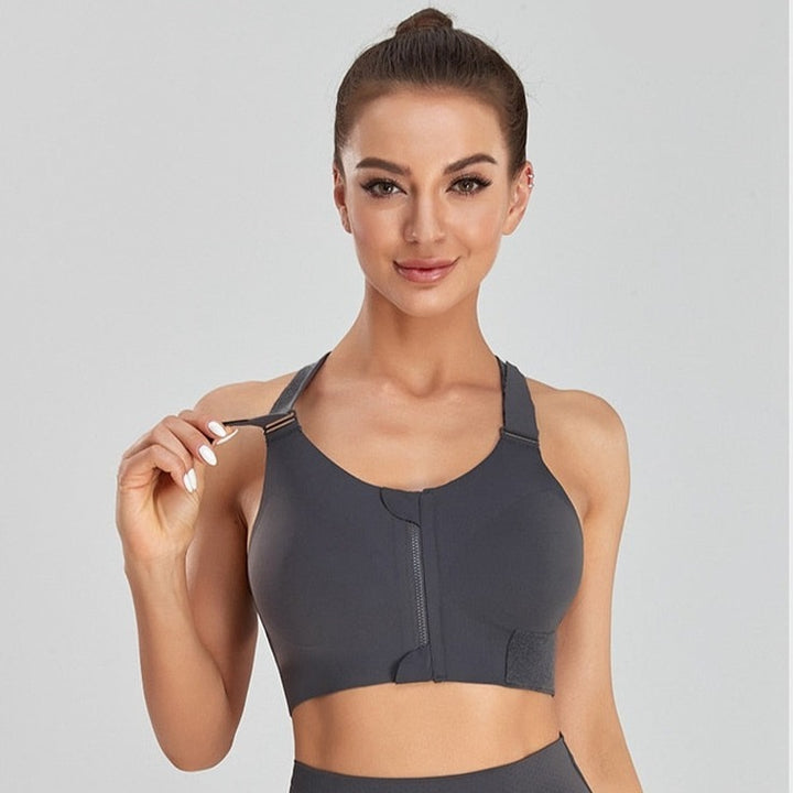 Athena Front Zipper Sports Bra