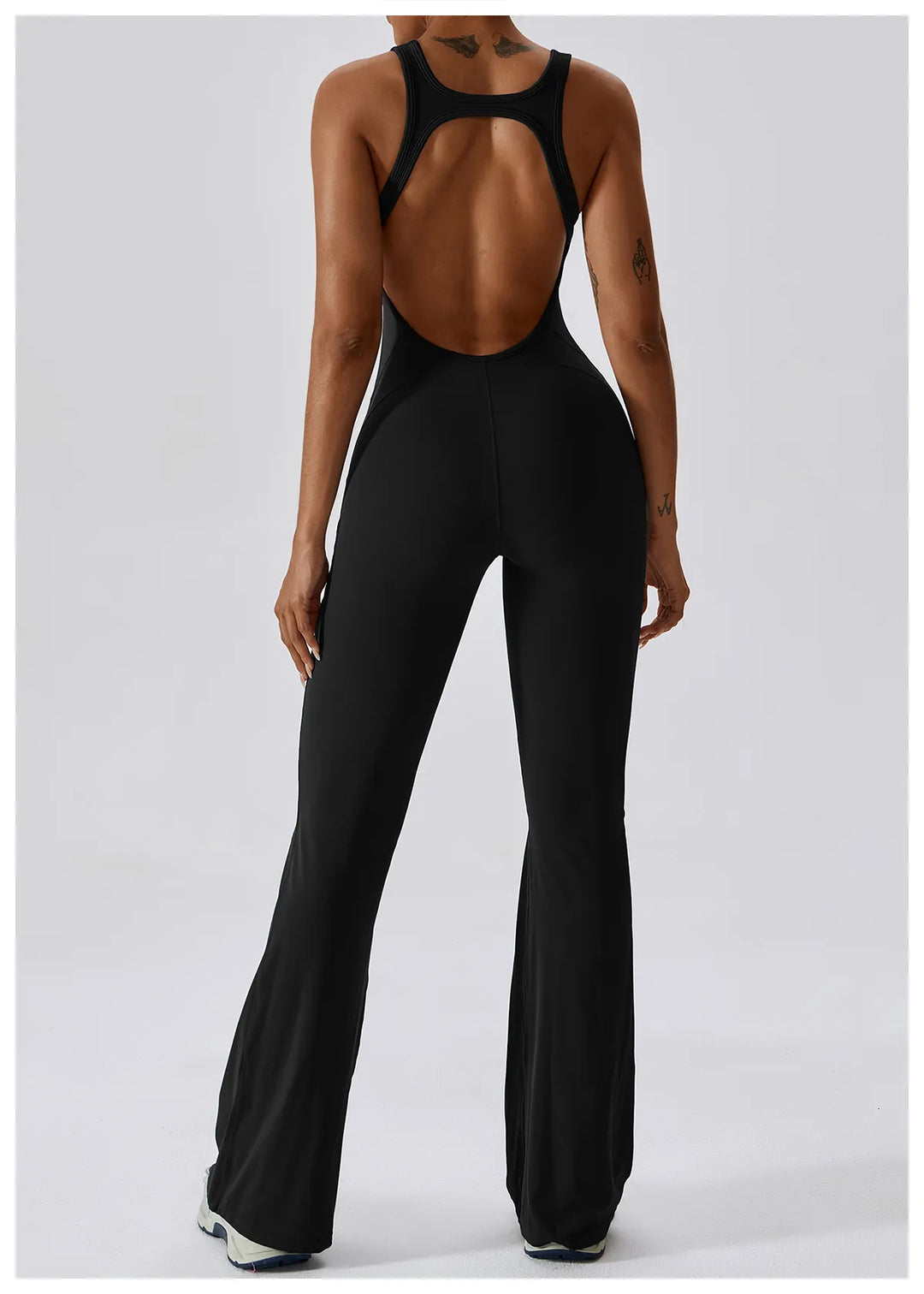 Palmer  V-Back Gym Jumpsuit