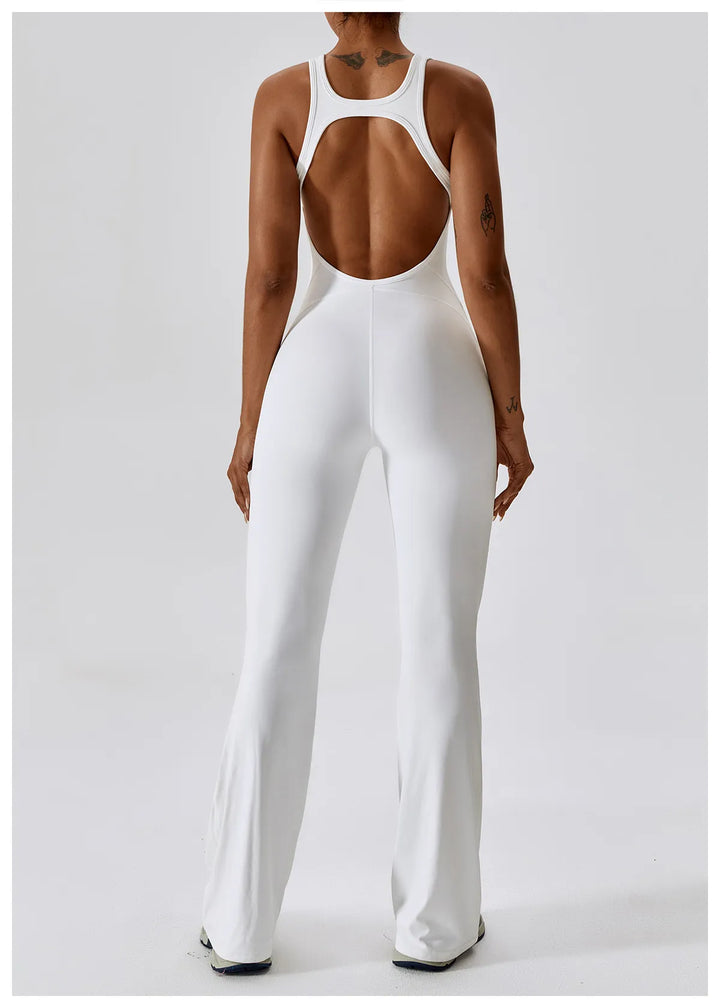 Palmer  V-Back Gym Jumpsuit