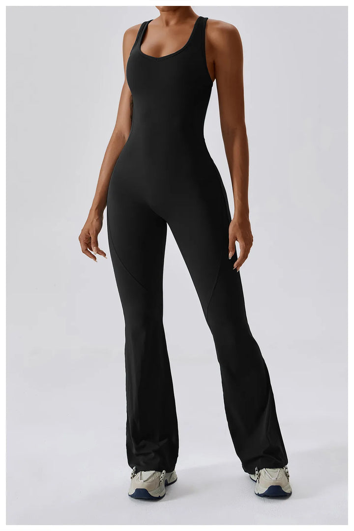 Palmer  V-Back Gym Jumpsuit