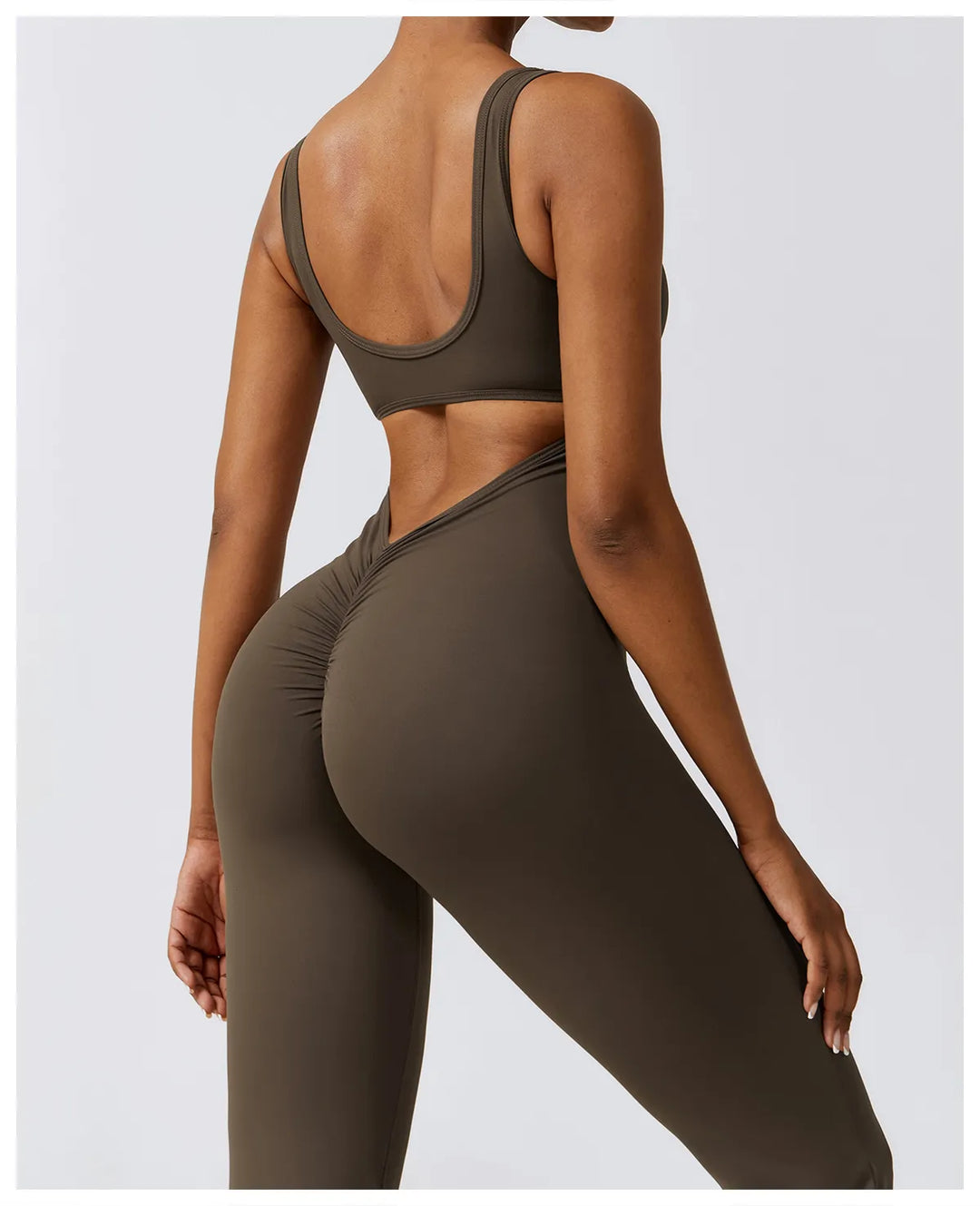 Palmer  V-Back Gym Jumpsuit