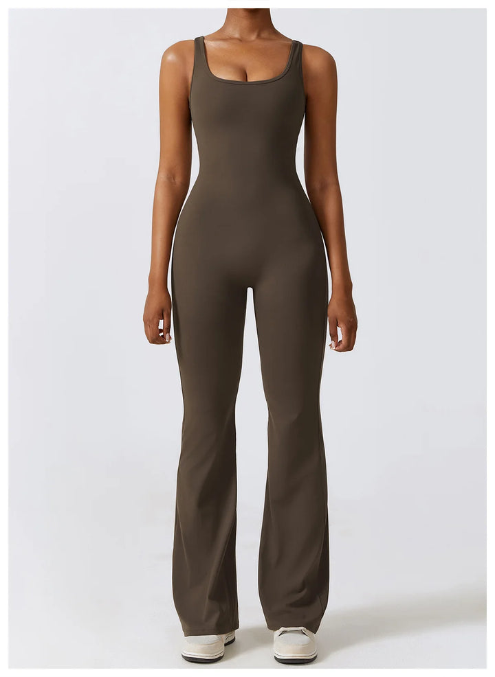 Palmer  V-Back Gym Jumpsuit