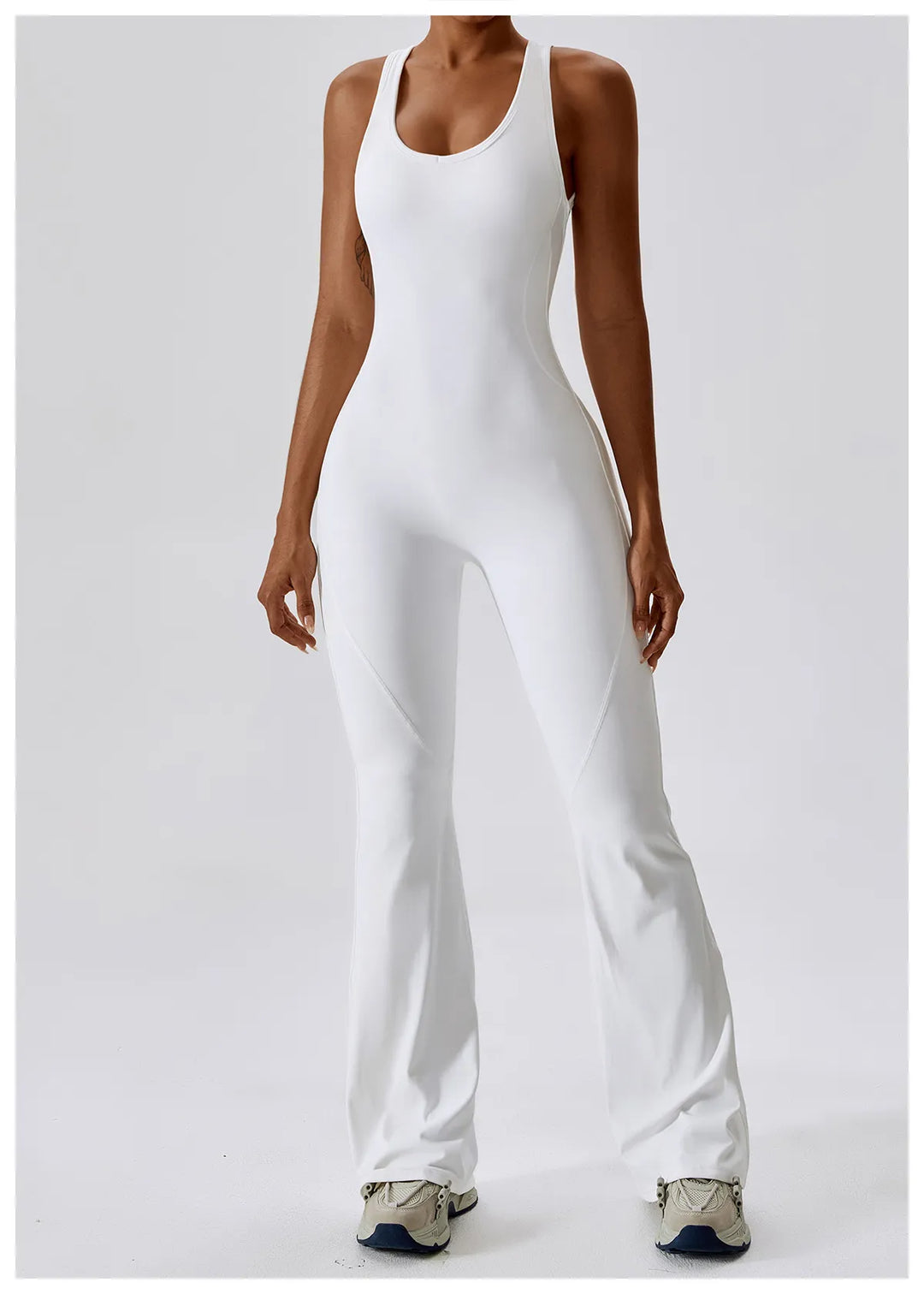 Palmer  V-Back Gym Jumpsuit