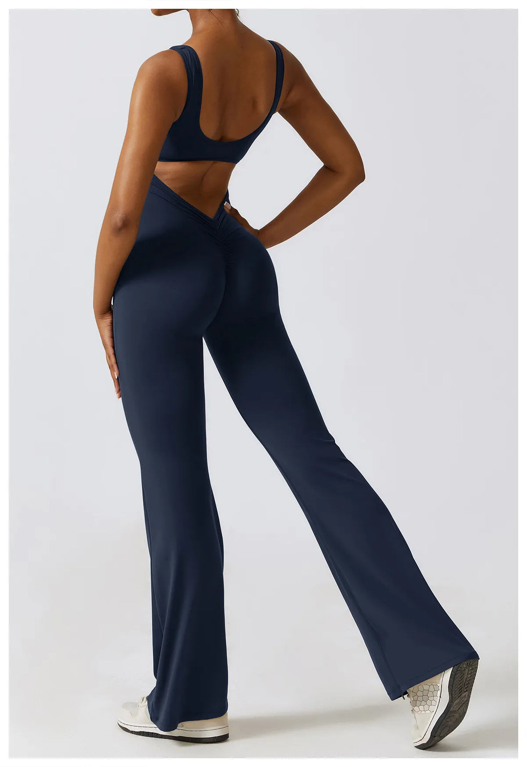 Palmer  V-Back Gym Jumpsuit