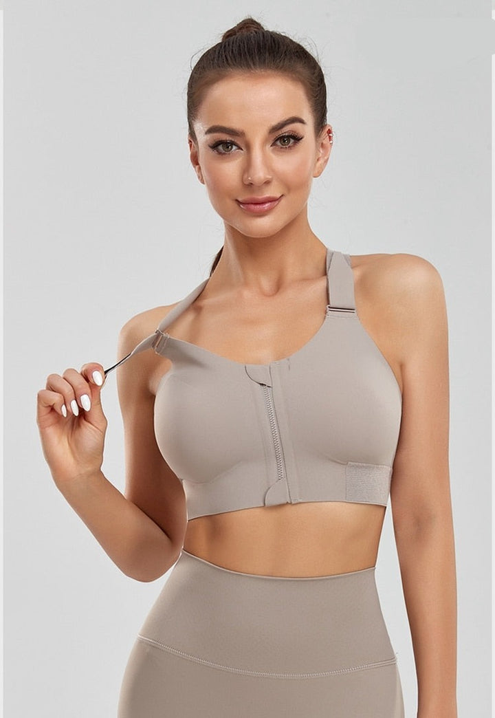 Athena Front Zipper Sports Bra