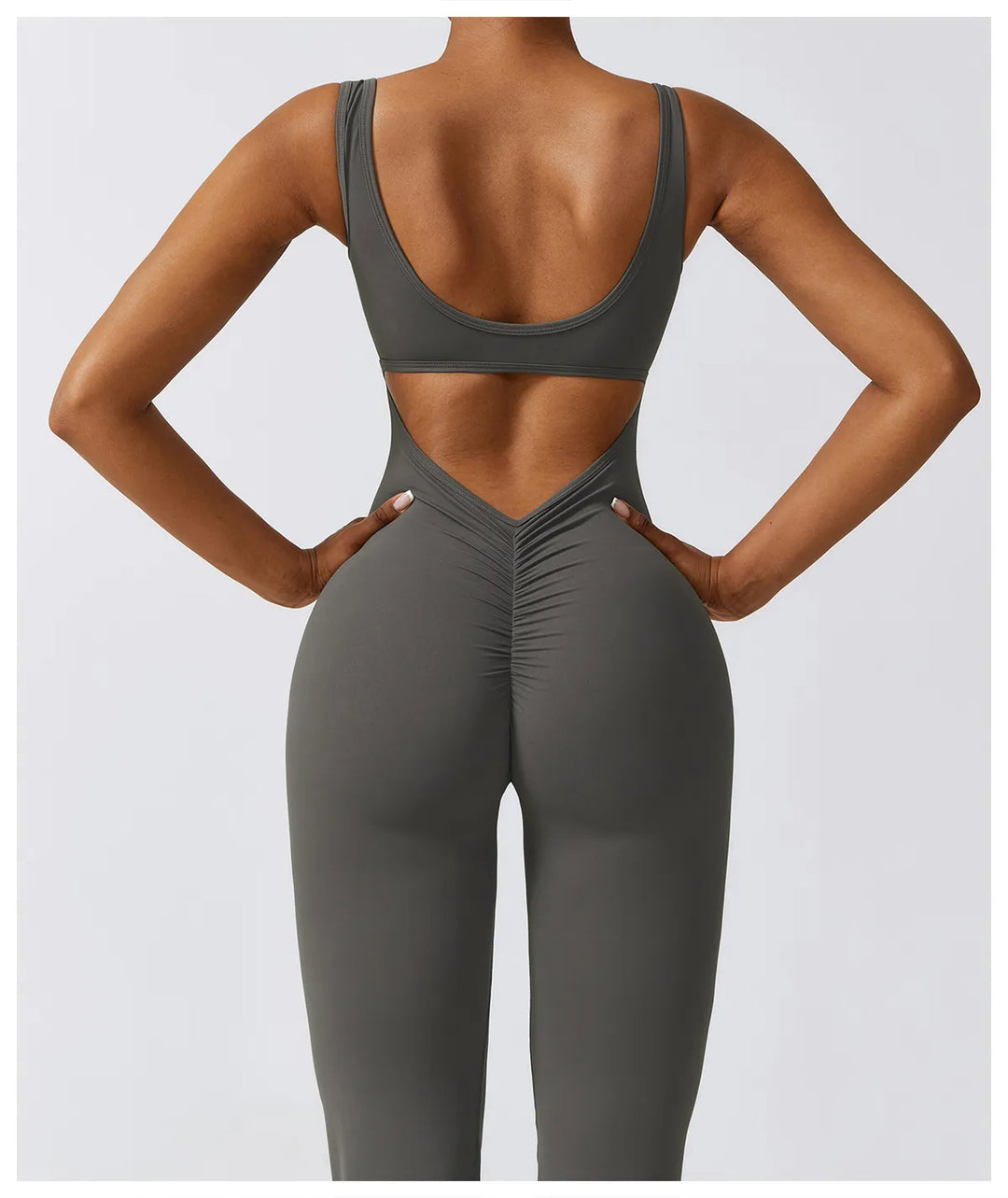 Palmer  V-Back Gym Jumpsuit