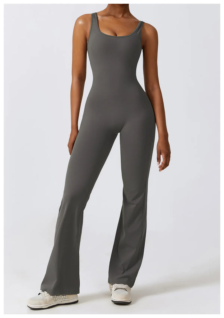 Palmer  V-Back Gym Jumpsuit