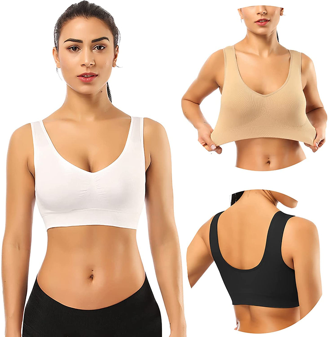 Serenity Seamless Breathable Wireless Bra| S-6XL