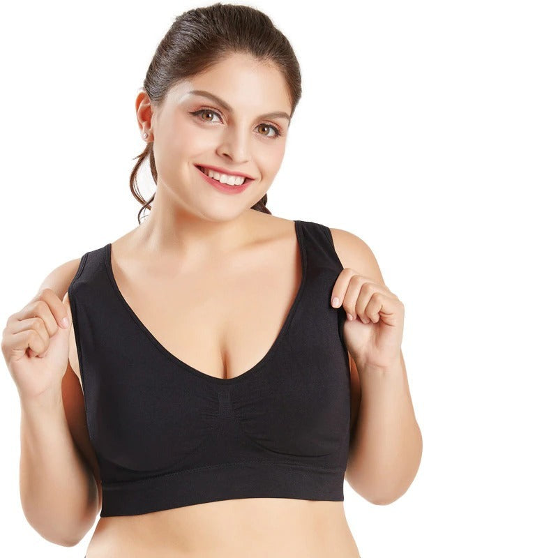 Serenity Seamless Breathable Wireless Bra| S-6XL