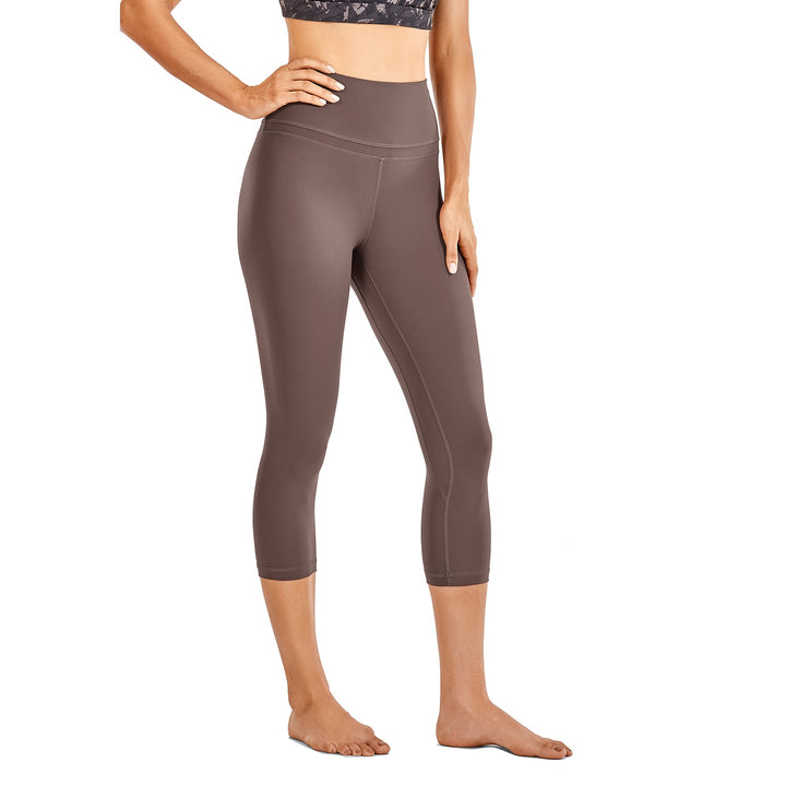 Isabella High Waist Capri Leggings -19 Inches - standard