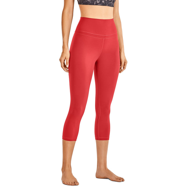 Isabella High Waist Capri Leggings -19 Inches - standard