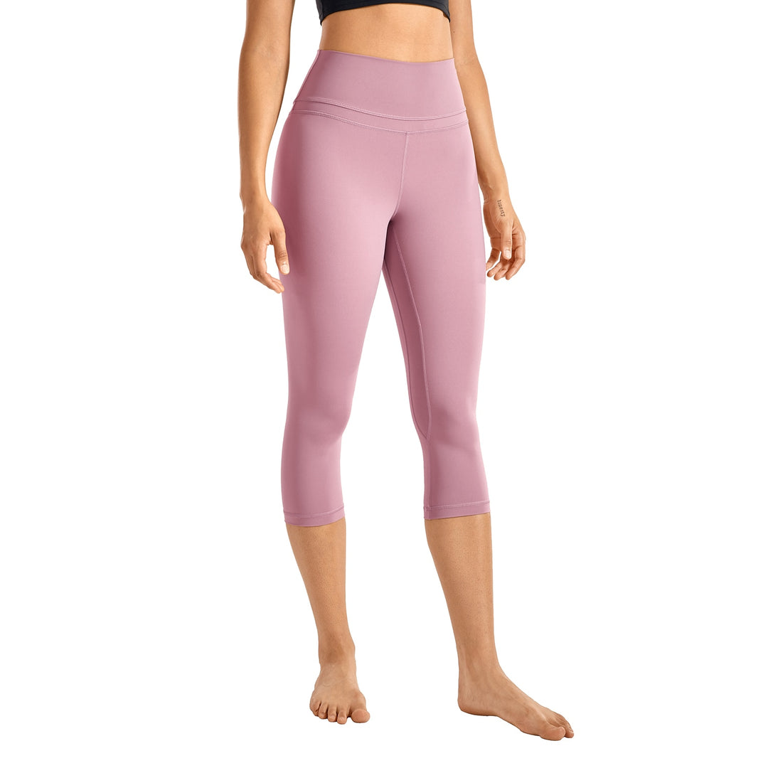 Isabella High Waist Capri Leggings -19 Inches - standard