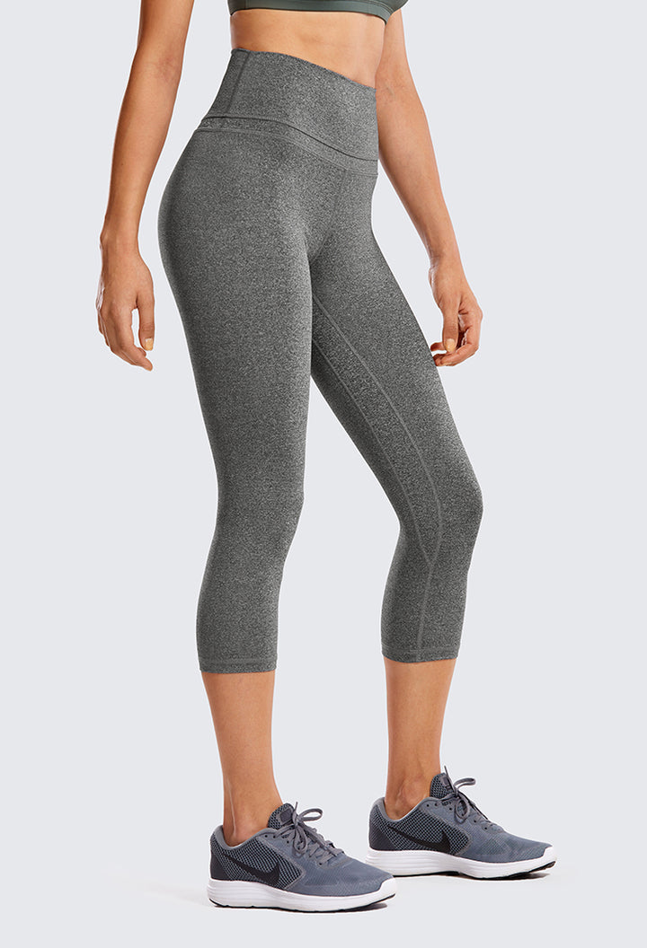 Isabella High Waist Capri Leggings -19 Inches - standard