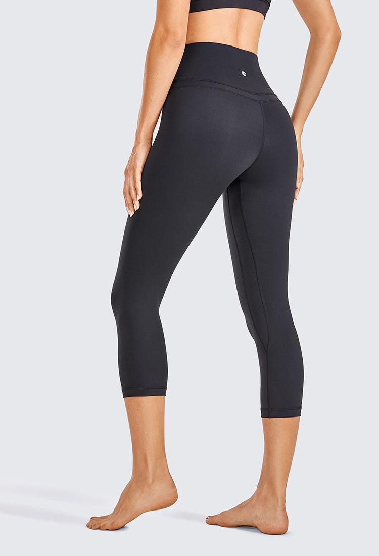 Isabella High Waist Capri Leggings -19 Inches - standard