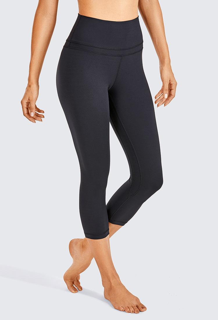 Isabella High Waist Capri Leggings -19 Inches - standard