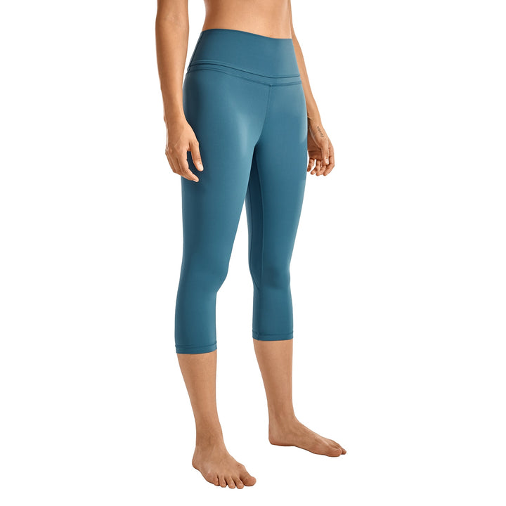 Isabella High Waist Capri Leggings -19 Inches - standard