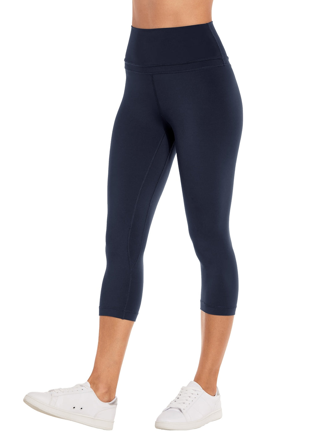 Isabella High Waist Capri Leggings -19 Inches - standard