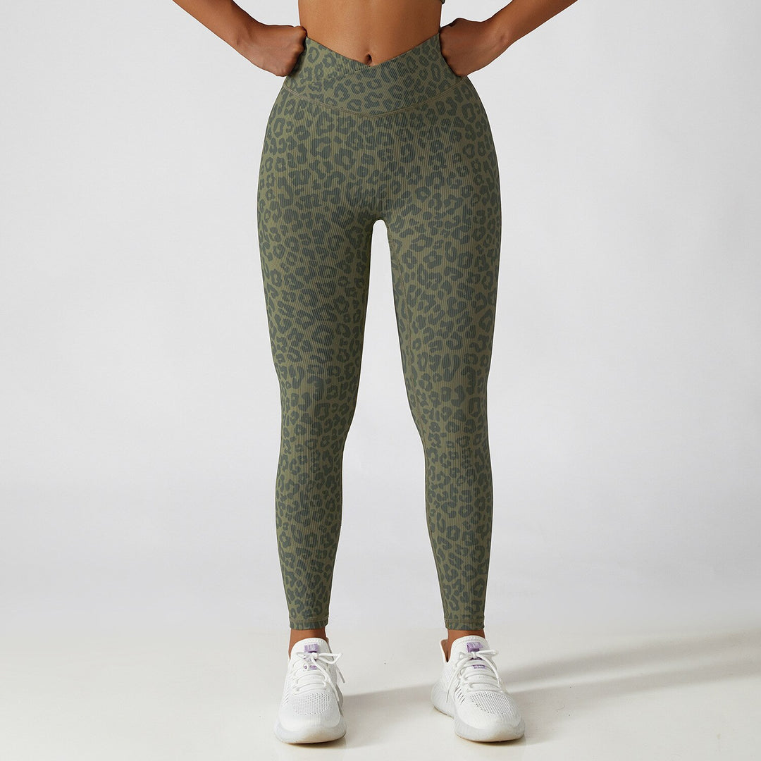 Aspen Leopard Print High Waist Leggings