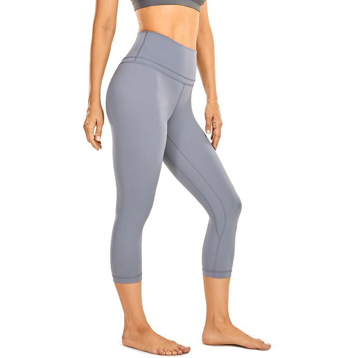 Isabella High Waist Capri Leggings -19 Inches - standard