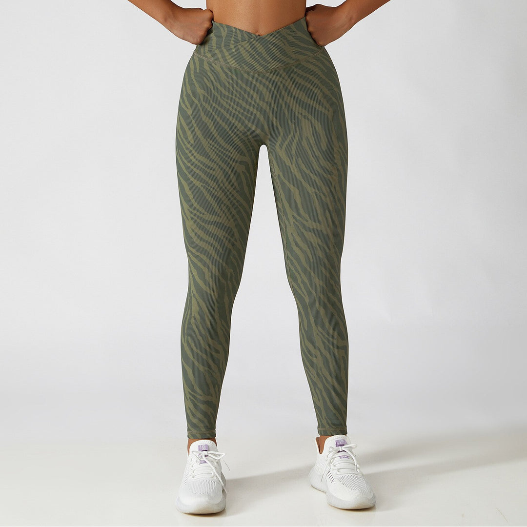 Aspen Leopard Print High Waist Leggings