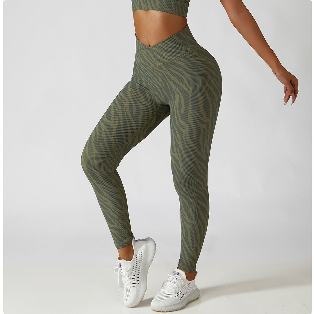 Aspen Leopard Print High Waist Leggings