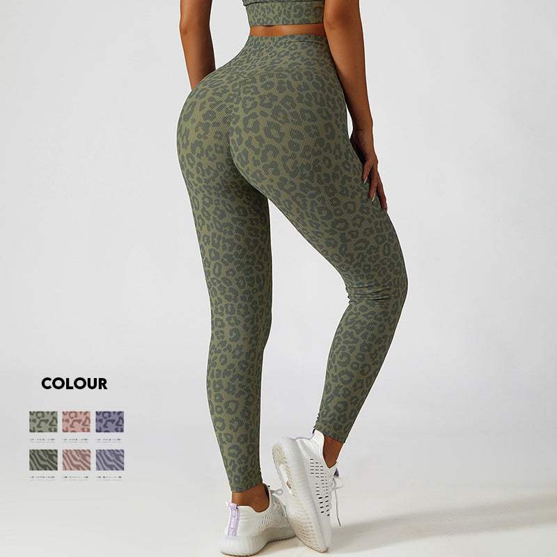 Aspen Leopard Print High Waist Leggings