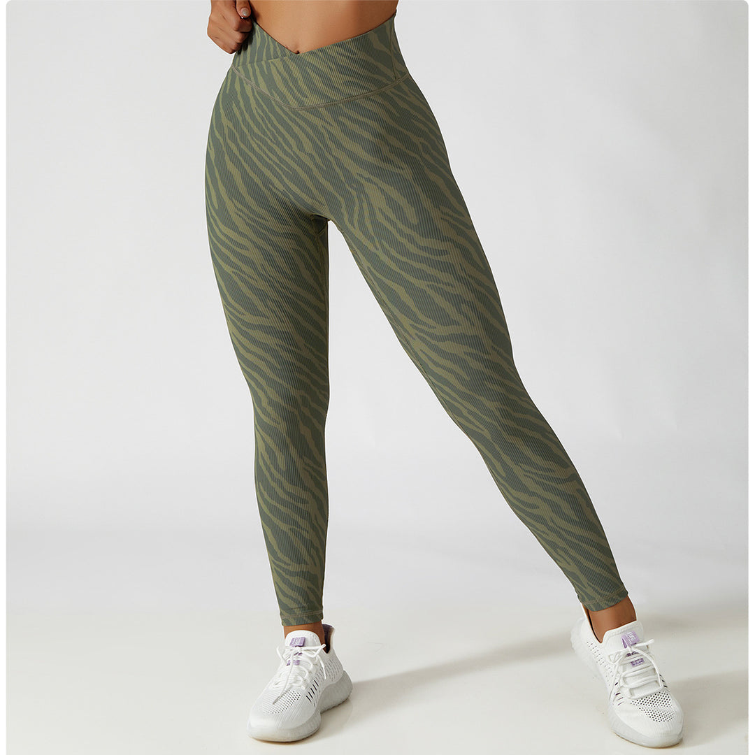 Aspen Leopard Print High Waist Leggings