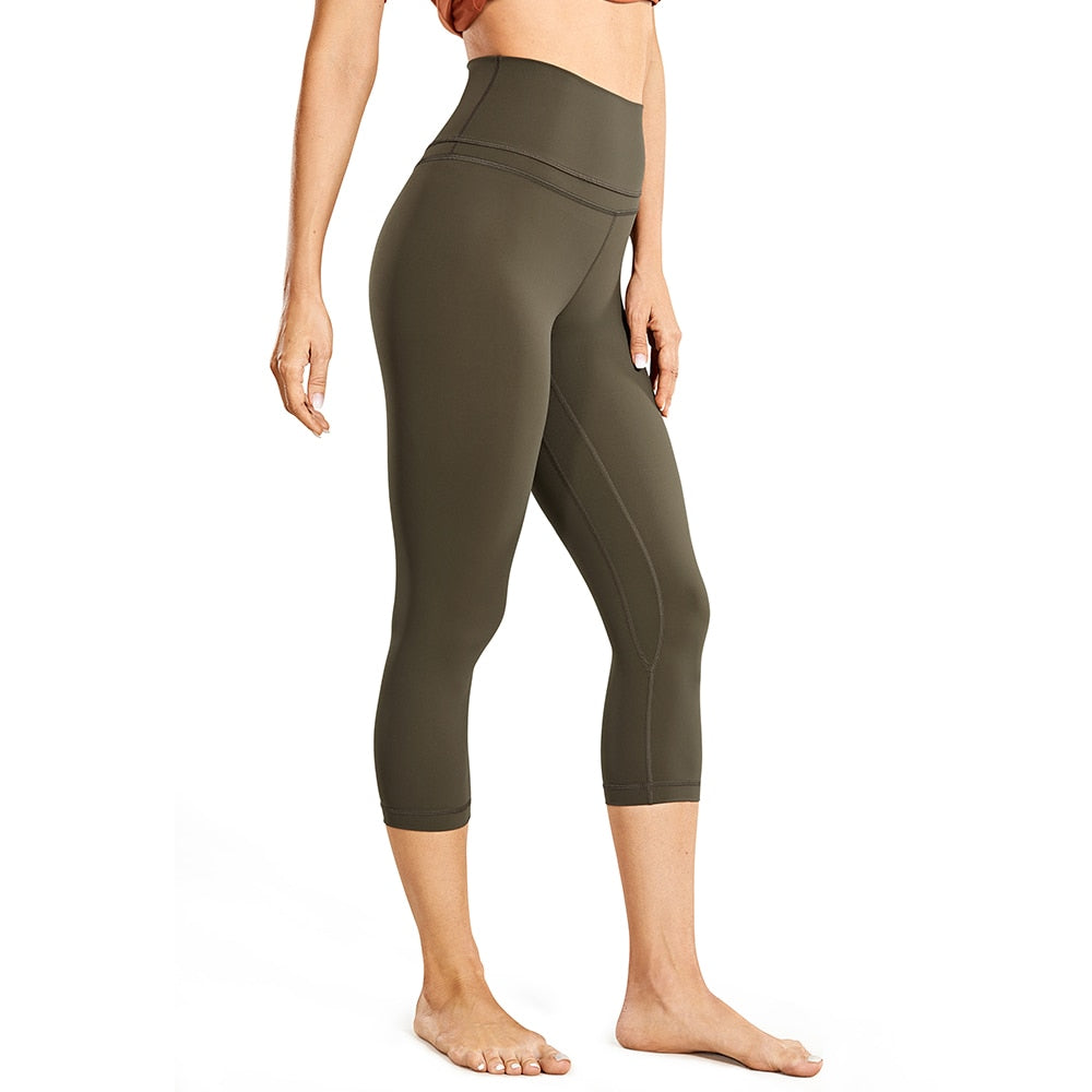 Isabella High Waist Capri Leggings -19 Inches - standard