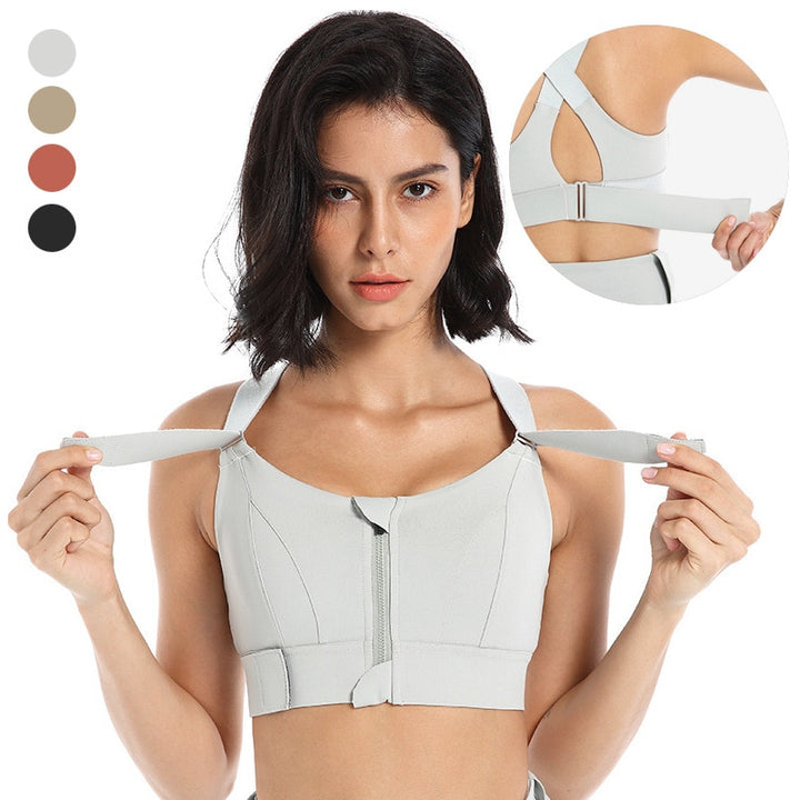 Ophelia High-impact Zipper Sports Bra