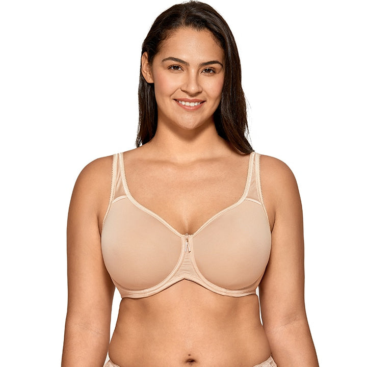 Soleil Seamless Underwire Minimizer Bra