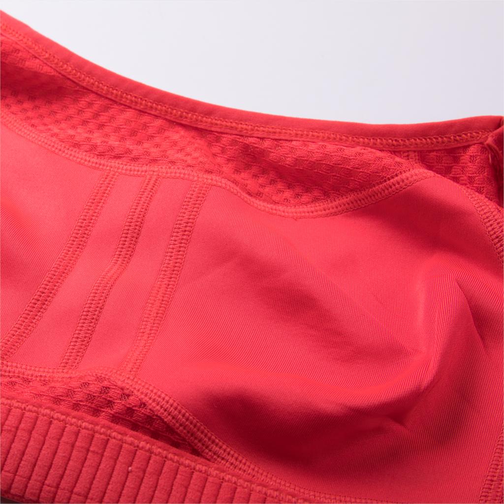 Maxi Support Wireless High Impact Sports Bra - Red