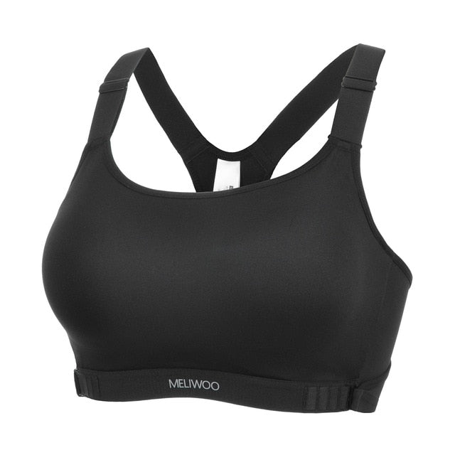 Melo Full Coverage Wireless Racerback Sports Bra