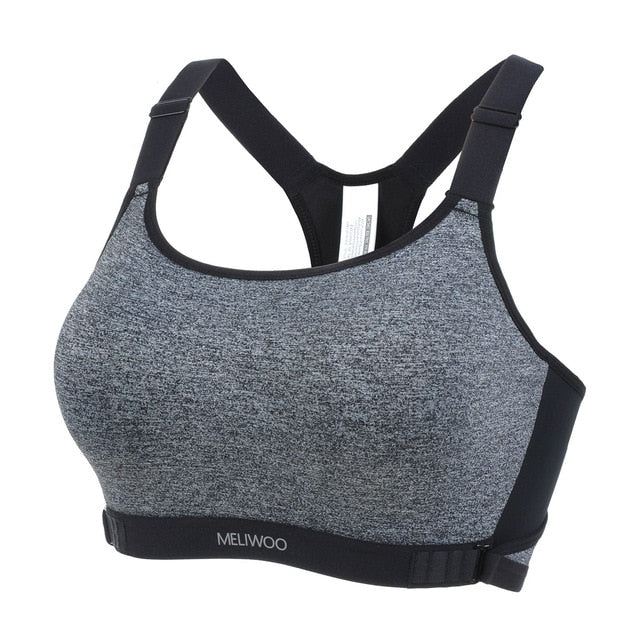 Melo Full Coverage Wireless Racerback Sports Bra