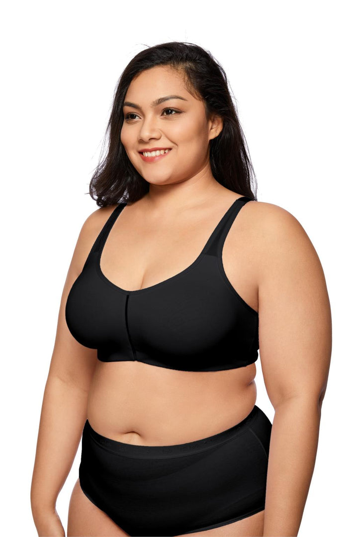 Andrea Comfort Support Wireless Soft Cup Bra |B - F Cup| Beige - Black - White