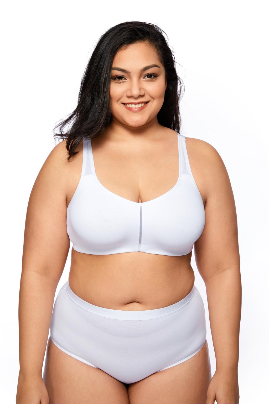 Andrea Comfort Support Wireless Soft Cup Bra |B - F Cup| Beige - Black - White