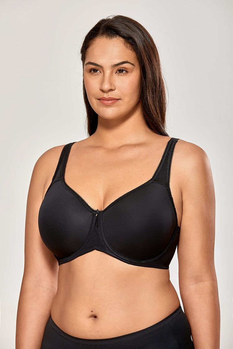 Soleil Seamless Underwire Minimizer Bra