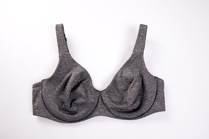 Catalina Seamless Underwire Unlined Minimizer Bra - Black Marl/Chanterelle