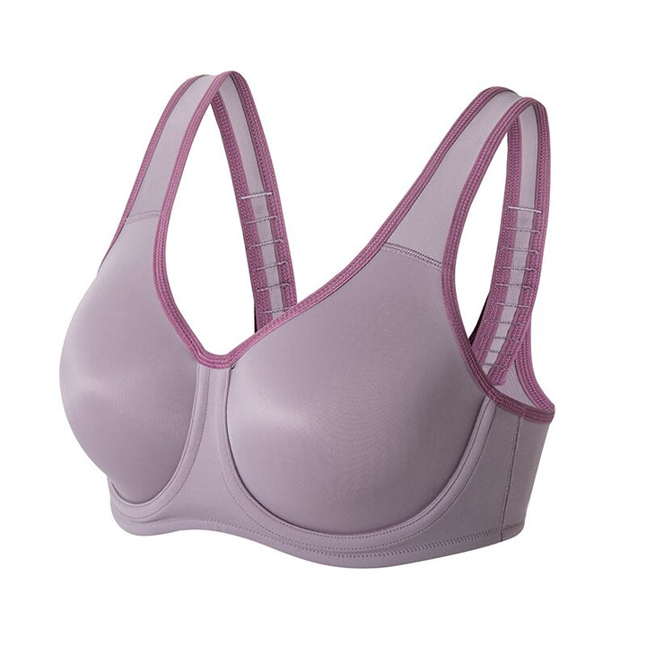 Princess Outer underwire High Impact Sports Bra |C-G Cup| Conch Shell - Blue