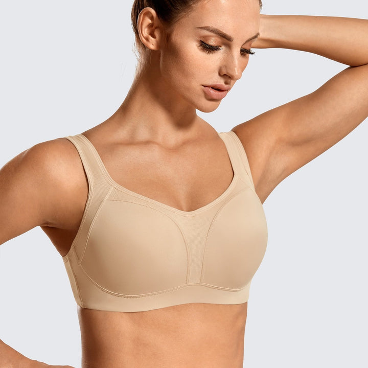 Elsa High Impact Contour Padded Underwire Sports Bra||