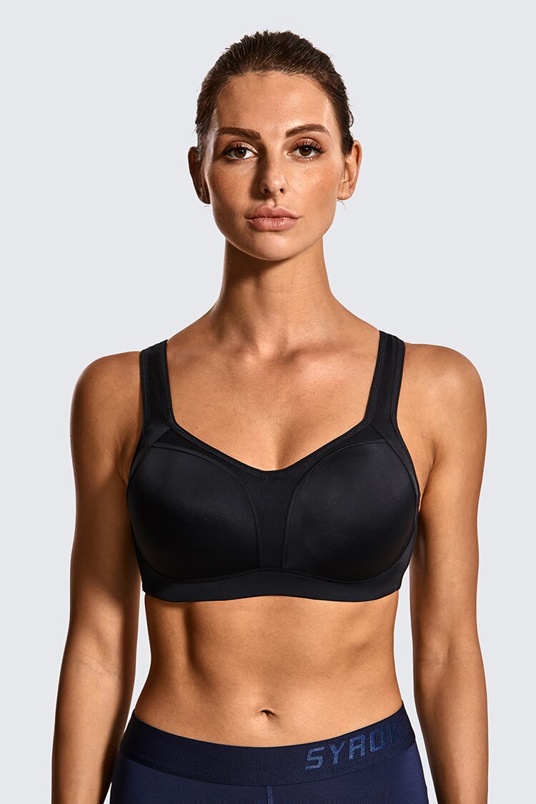 Elsa High Impact Contour Padded Underwire Sports Bra||