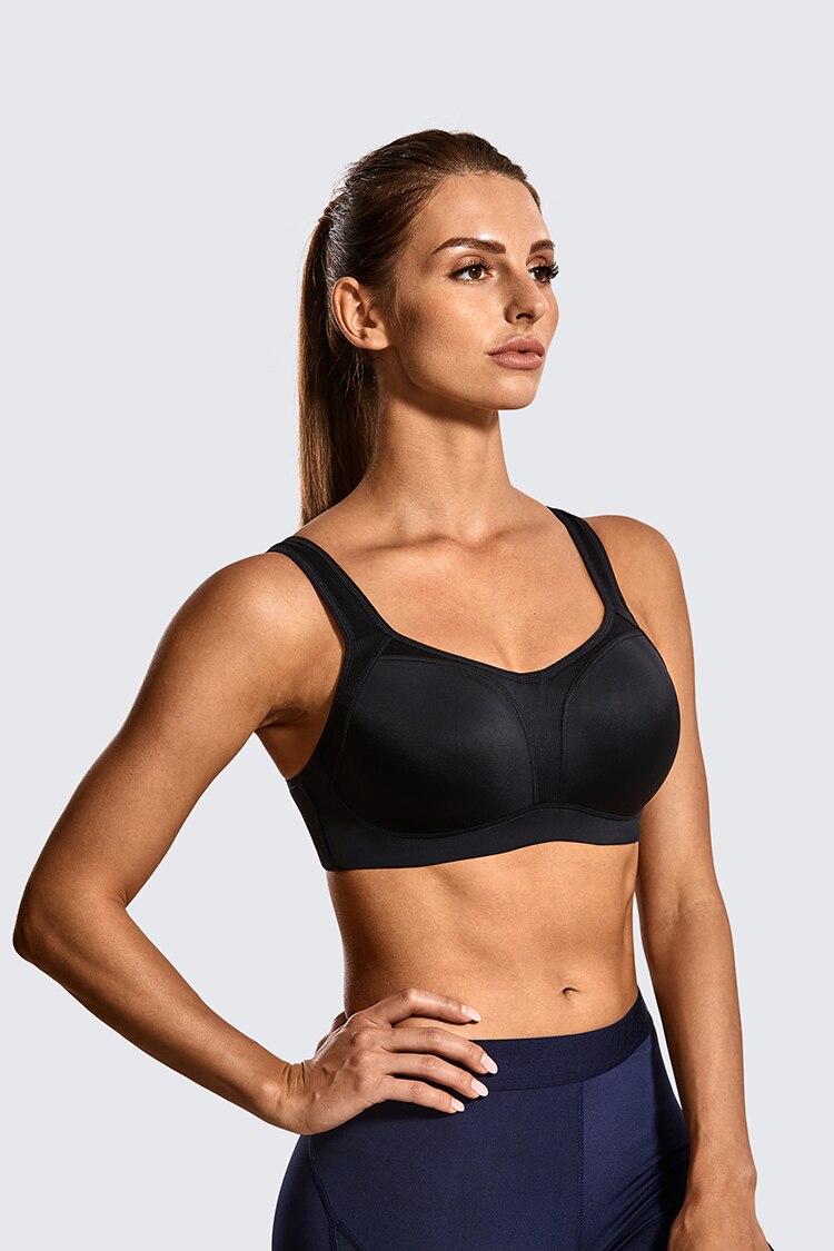 Elsa High Impact Contour Padded Underwire Sports Bra||