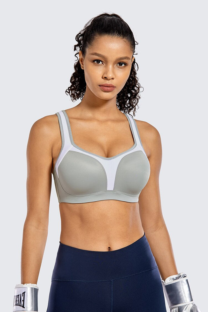 Elsa High Impact Contour Padded Underwire Sports Bra||