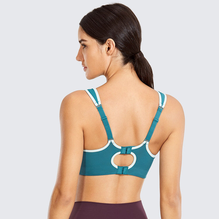 Rivka High Impact Wireless Sports Bra|B - F Cup| Blue - New Moon