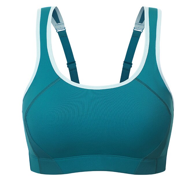 Rivka High Impact Wireless Sports Bra|B - F Cup| Blue - New Moon