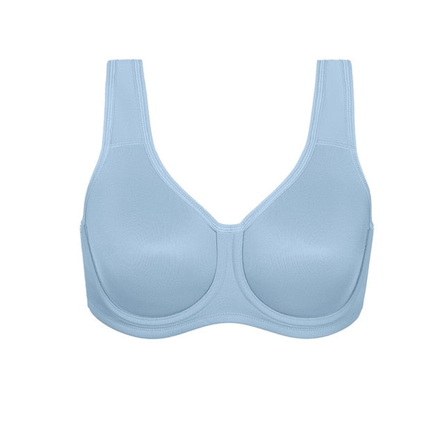 Zariyah High Impact Underwire Sports Bra |C-G Cup |Tawny Birch - Lotus Root Grey