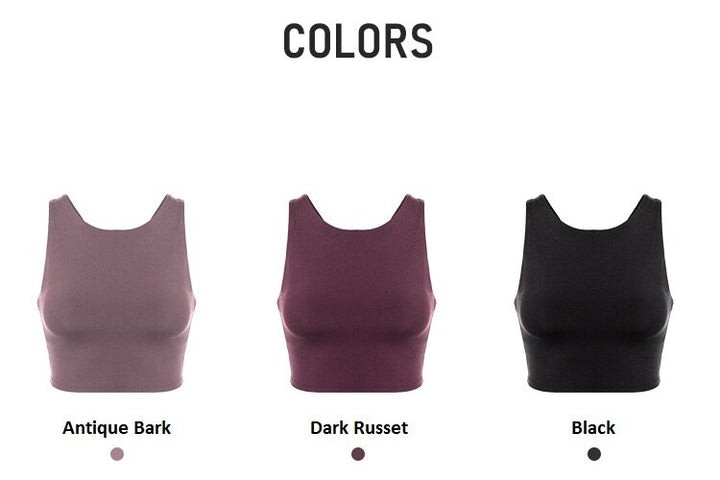 Bria Longline Workout Tank Top with Built in Bra